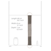 Touche By Shots Touche Standard Back Strap with Charcoal and Hemp Exfoliating Surface