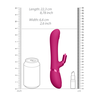 Vive By Shots Etsu Pulse Wave G-Spot Rabbit Multi-Function Intimate Device Rožinė