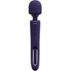 Vive By Shots VIVE Kiku Double-Ended Wand with Flapping Stimulator, Violetinė, Silicone