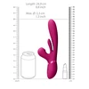 Vive By Shots Kura Advanced Thrusting Rožinė Intimate Massager with Pulse Wave Technology