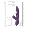 Vive By Shots Kura Advanced Thrusting G-Spot Model with Flapping System, Violetinė