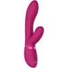 Vive By Shots Rocks-Off Kyra Pulse-Wave Dual-Ended Wand Rožinė 10-Function Silicone