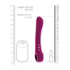 Vive By Shots Rožinė Vive Ombra Flexible Vibrator Rožinė - Bendable, Ergonomic, Atsparus vandeniui