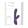 Vive By Shots Tani Itis One Multi-Motion Intimate Device, Triple Motor, Violetinė