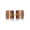 Xplay By Allure nsnovelties The Infatuation Quilted Adjustable Ankle Cuffs Gold Detail