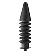 Xr Brands Master Series Accordion Inflatable Plug XL - Adjustable Size Juodas