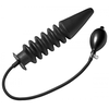 Xr Brands Master Series Accordion Inflatable Plug XL - Adjustable Size Juodas