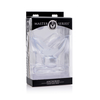 XR Brands Master Series Anchored Clear Expanding Plug 3.75"