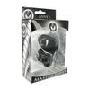 Xr Brands Annex TPR Chastity Cage System with Anatomical Divider, Juodas