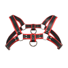 Xr Brands Sport Fucker Bulldog Harness Raudona - Adjustable Vegan Leather Chest Gear