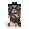 Xr Brands Master Series Leather Head Gear with Adjustable Muzzle - Juodas, Universal Fit