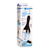 XR Brands CleanStream Vibrating Enema System, Silicone, 360° Jets, Juodas
