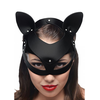Xr Brands Bad Kitten Leather Cat Mask - Adjustable Genuine Leather Headpiece