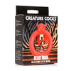 XR Brands Beast Mode Silicone Ring Raudona - Flexible Anatomical Design
