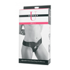 Xr Brands Blush Bella Adjustable Velvet Strap-On Harness with Padded Support Panel