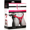 Xr Brands Bodice Deluxe Leather Harness Violetinė - Adjustable Corset System