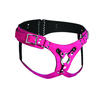 Xr Brands Bodice Deluxe Leather Harness Violetinė - Adjustable Corset System