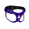 Xr Brands Bodice Deluxe Leather Corset Harness Violetinė - Adjustable Comfort Fit