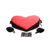 Xr Brands Sportsheets Bondage Love Pillow Juodas/Raudona - Ergonomic Positioning Support