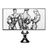 XR Brands Tom of Finland Silicone Plug with Suction Base Juodas Medium