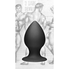 XR Brands Tom of Finland Silicone Plug with Suction Base Juodas Medium