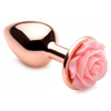 Rožinė XR Brands Rose Gold Aliuminio Plug Small Rožinė Flower Top