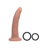 Xr Brands Charmed Silicone Intimate Set with Adjustable Harness 19cm Juodas