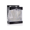 XR Brands Master Series Clear Expanding Dilator 4.5" Adjustable Plug