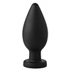 Xr Brands Master Series Colossus XXL Silicone Plug with Suction Base Juodas