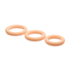 Curve Toys Aphrodisia Silicone Ring Set 3-Piece - Discreet, Lightweight, Neutral Colors