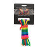 Xr Brands Blush Cuerda Arcoiris Nylon Bondage Rope 16ft Rainbow Coreless