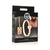 Xr Brands Cuffed Rose Gold Locking Bracelet &amp; Key Pendant Necklace Set