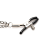 Xr Brands Daggers Adjustable Double Chain Nipple Clamps with Spiked Metal Chains
