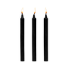 Xr Brands Dark Drippers Fetish Drip Candles Set of 3 - Low Melt, Unscented