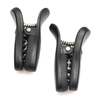 XR Brands Dark Grip Vibrating Silicone Clamps Juodas Compact Case