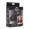 Xr Brands Dark Heart Chrome Heart Juodas Vegan Leather Adjustable Choker