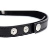 Xr Brands Dark Heart Chrome Heart Juodas Vegan Leather Adjustable Choker