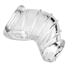 XR Brands Detained Flexible Silicone Chastity Cage Juodas Soft Fit