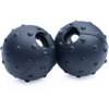 XR Brands Dragon's Orbs Silicone Magnetic Sphere Set, Juodas, 2pcs
