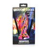 Xr Brands Creature Cocks Enchantress Rainbow Glass Model - Textured Artistic Design