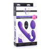 Rožinė XR Brands Ergo-Fit G-Pulse Dual-Ended Silicone Intimate System Rožinė