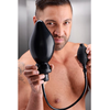 XR Brands Expand XL Inflatable Intimate Plug - Adjustable Size, Juodas