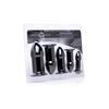 XR Brands Expansion Metal Dilator Set with Hollow Core, Sidabrinis