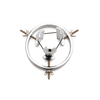 XR Brands Forced Spread Stainless Steel Expanding Plug 40mm
