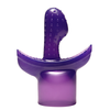 XR Brands G Tip Wand Massager Attachment Violetinė TPE 6in