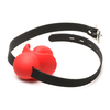 XR Brands Gag Order Silicone Ball Mouthguard Raudona Adjustable Strap 3.8”