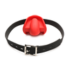 XR Brands Gag Order Silicone Ball Mouthguard Raudona Adjustable Strap 3.8”