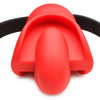 XR Brands Gag Order Silicone Ball Mouthguard Raudona Adjustable Strap 3.8”