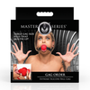 XR Brands Gag Order Silicone Ball Mouthguard Raudona Adjustable Strap 3.8”