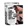 XR Brands Gates of Hell Adjustable Chastity System with Leather Straps